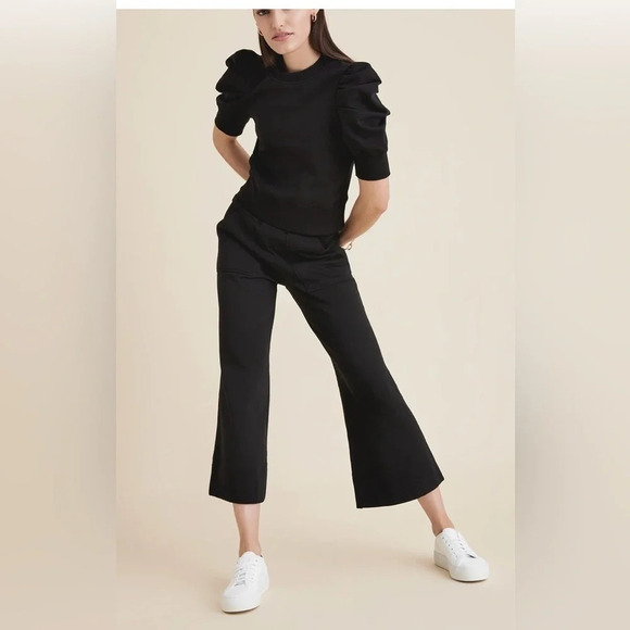Sold Out NYC Women’s Black The Culotte Sweatpant Size M - Picture 2 of 7